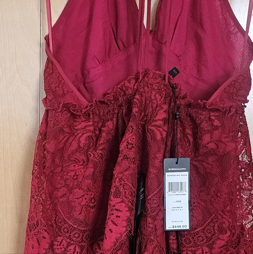 Sexy Tibetan Red strap dress